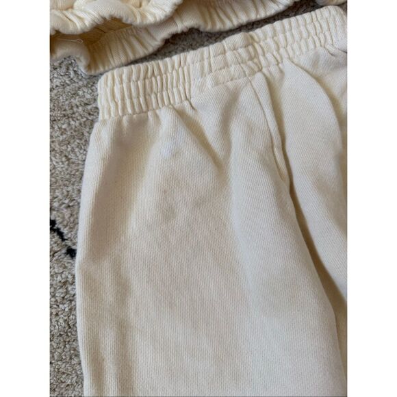 Zara 1.5 (12-18 Months) Baby Girl Cream Sweatshirt and Pants Set - Picture 7 of 7